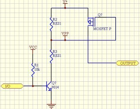 5V單片機驅動mos管電路