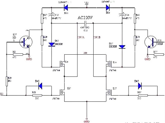 MOSFET柵極,驅動電路,PNP