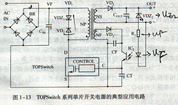 單片開關電源的基本原理