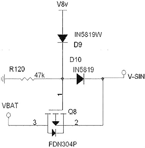 mos管開關電路圖,電壓