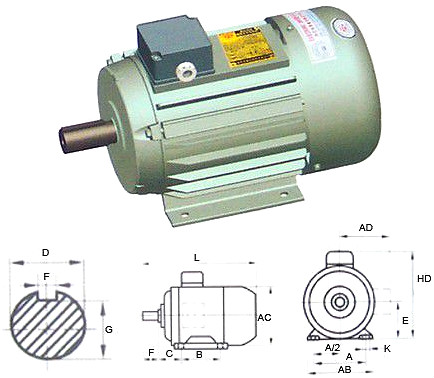 三相異步電動機接線圖