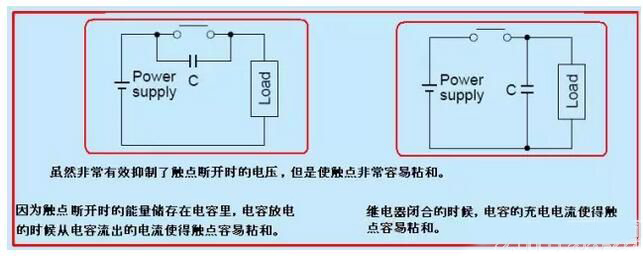 繼電器觸點保護