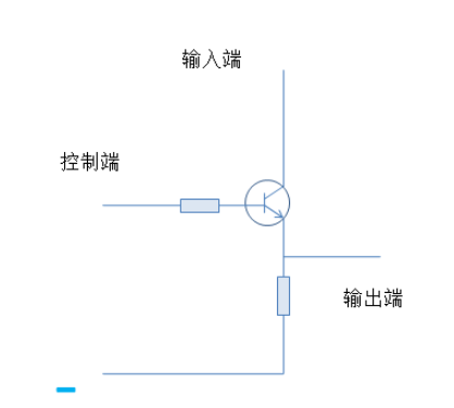 三極管電路表示延時開關