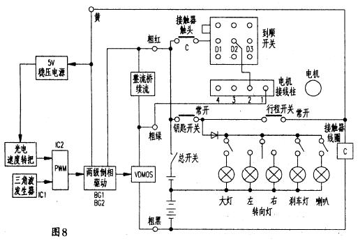 電動自行車控製器電路