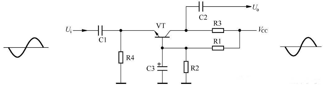 三極管單級放大電路