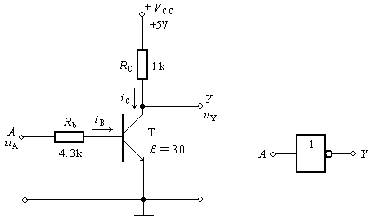 三極管非門電路