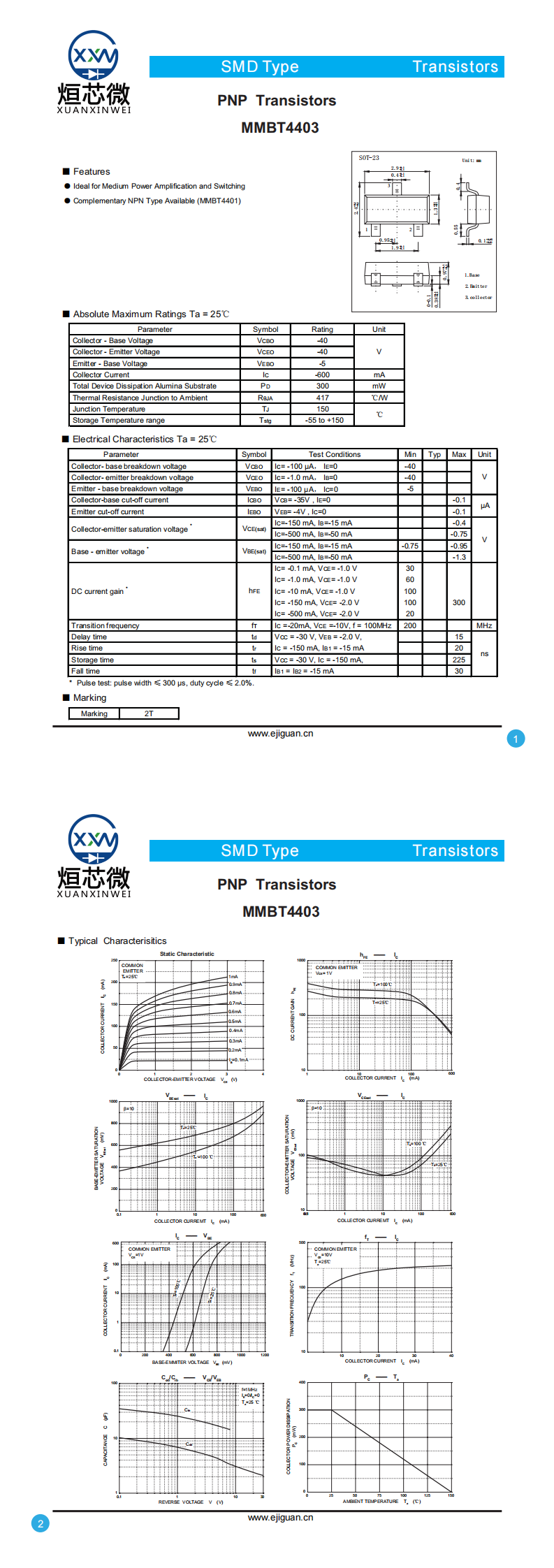 MMBT4403三極管