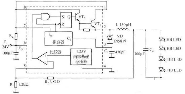 LED恒流源驅動電路