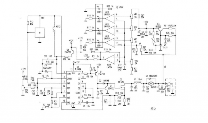 電動車控製器電路