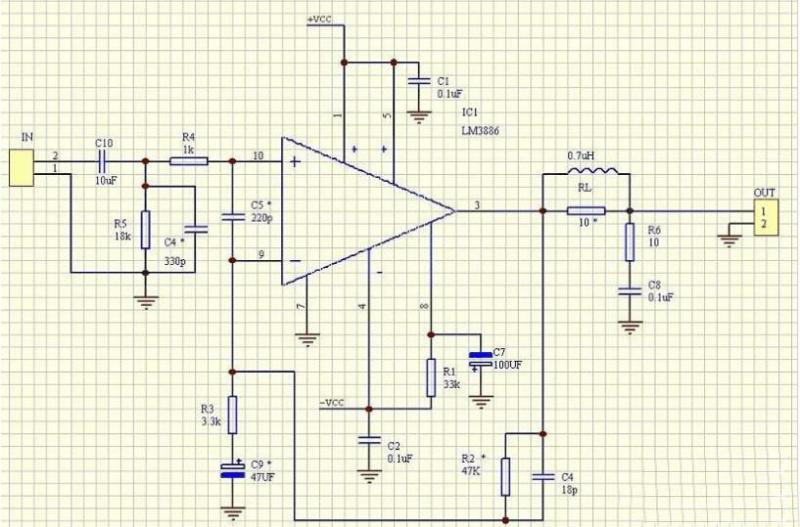 LM3886功放電路圖