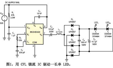 驅動LED的CFL整流器IC