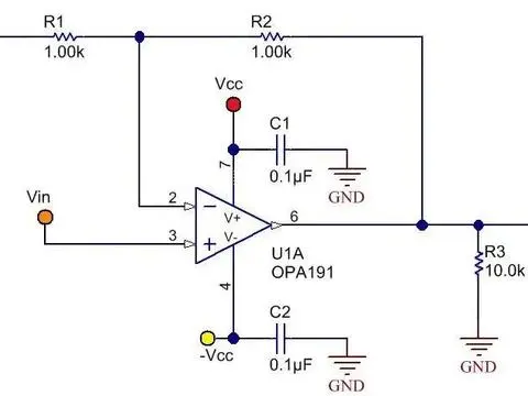 布設運算放大器PCB