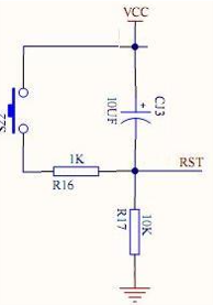 stm32複位電路電容選擇