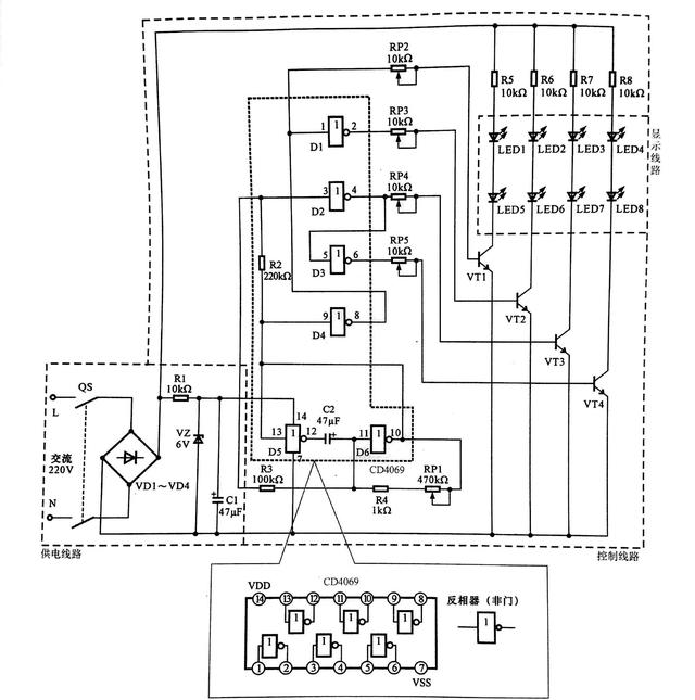 LED廣告燈控製線路