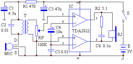 TDA2822