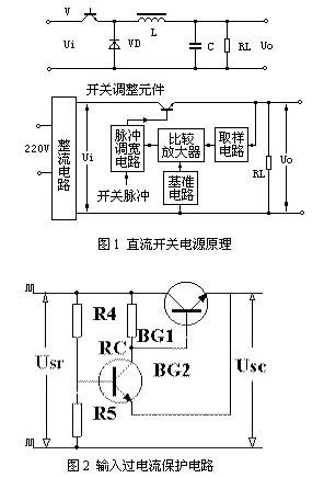 直流開關電源 保護電路