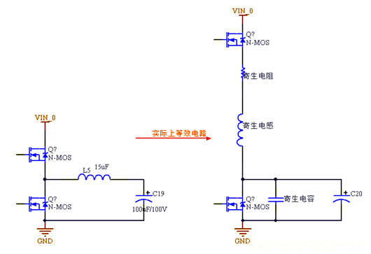 開關電源 過衝 下衝