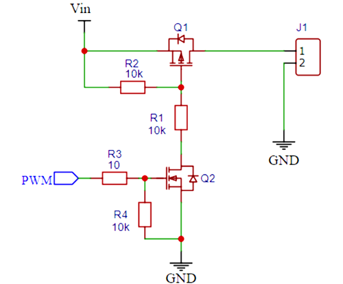 NMOS PMOS 電源開關