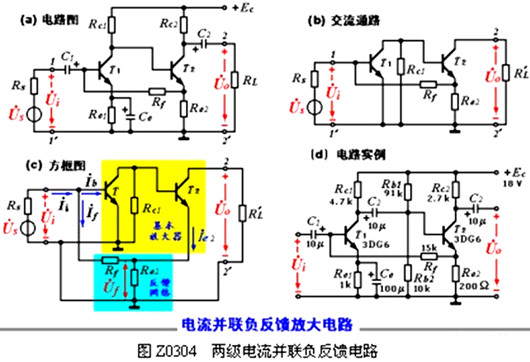 電流並聯 負反饋 電路