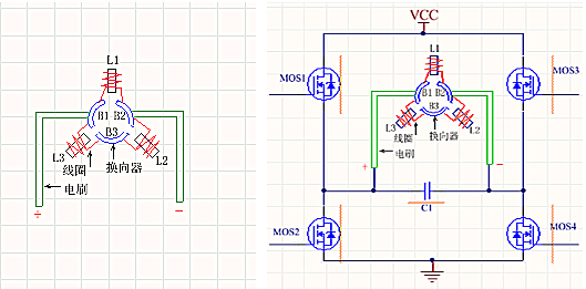 直流有刷電機 並聯 電容