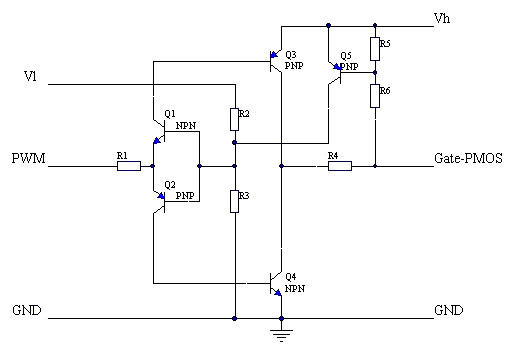 MOS管工作原理電路圖 結構