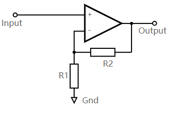 運算和同相放大器電路